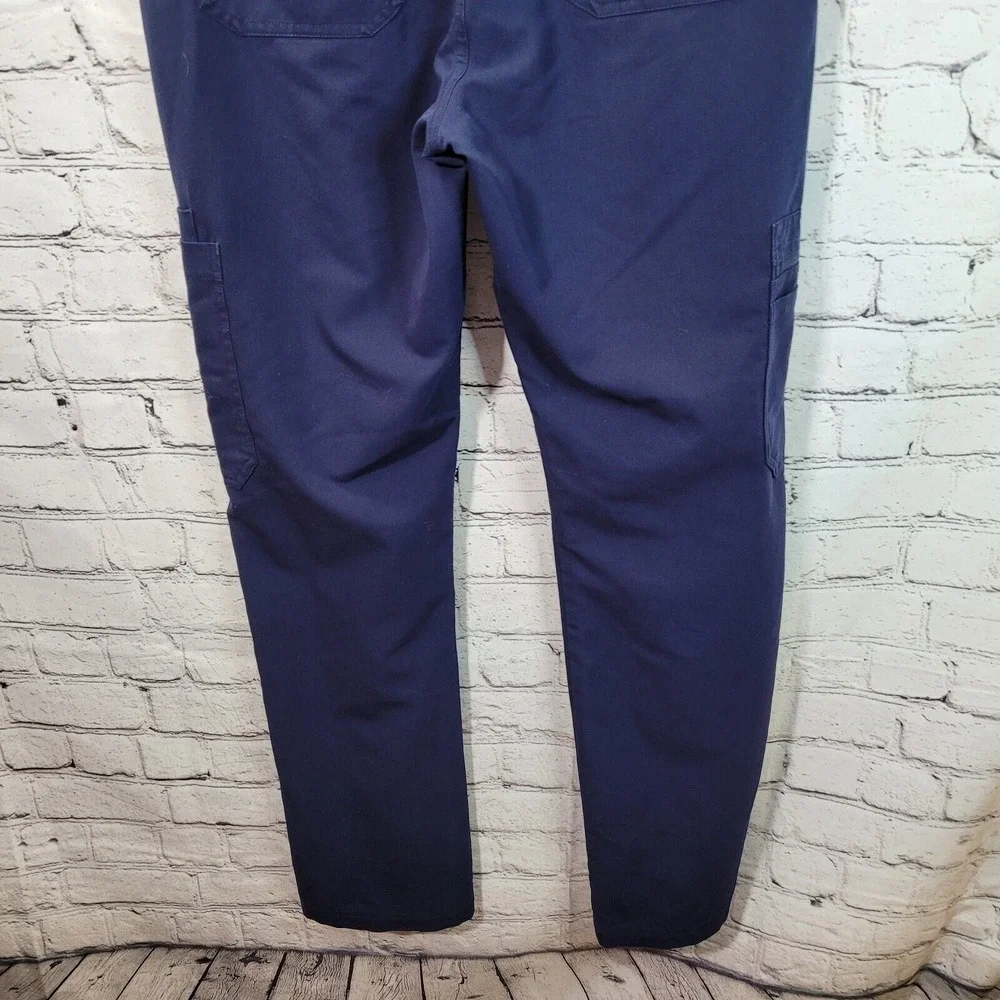 FIGS Tansen Scrub Pants Mens Small Navy‎ Blue Good Cargo Technical TM0001